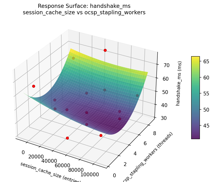RSM surface: handshake ms session cache size vs ocsp stapling workers